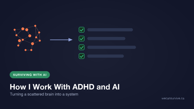 How I Work With ADHD and AI: Turning a Scattered Brain Into a System