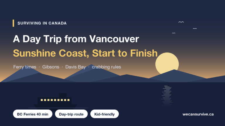 Sunshine Coast Day Trip from Vancouver: Ferry, Gibsons and Davis Bay